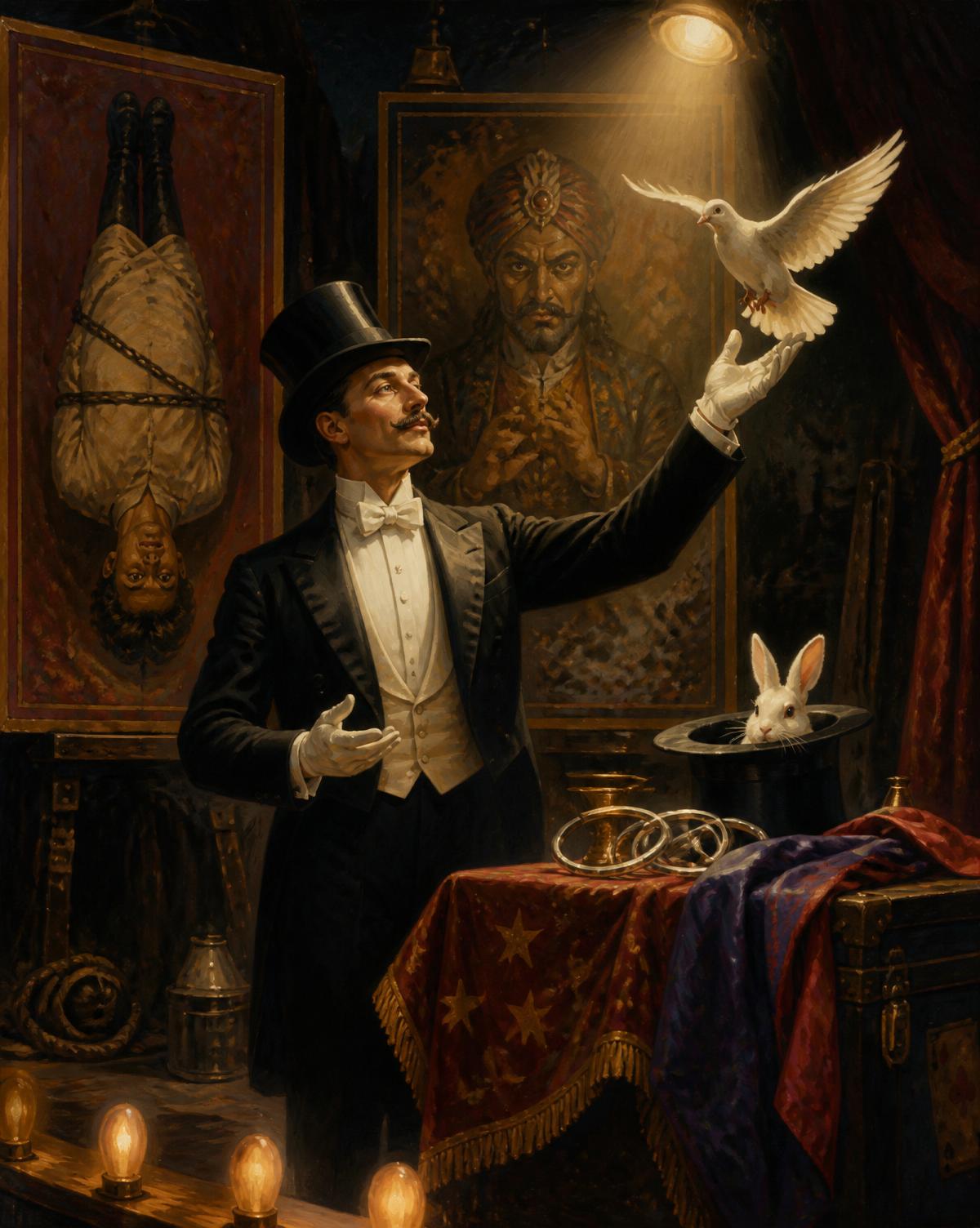 Illustration for Famous Magicians