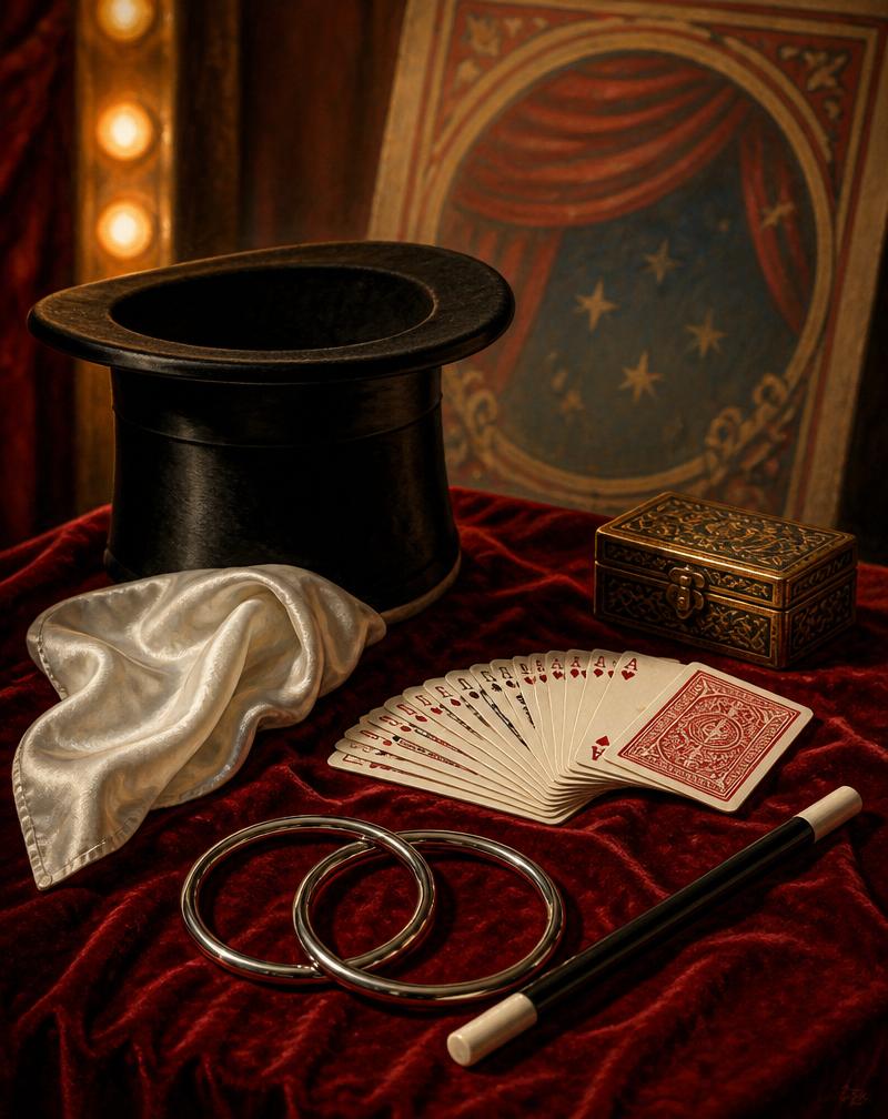 Illustration for Illusion & Stagecraft