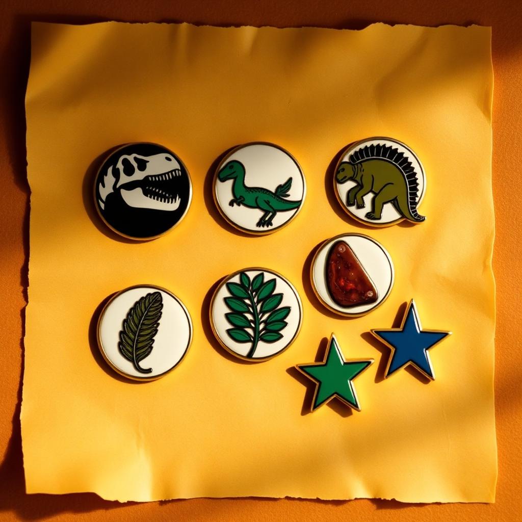 Dino World Pin Set (6)