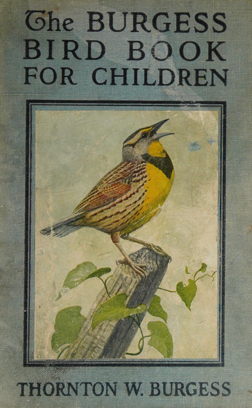 The Burgess Bird Book for Children cover
