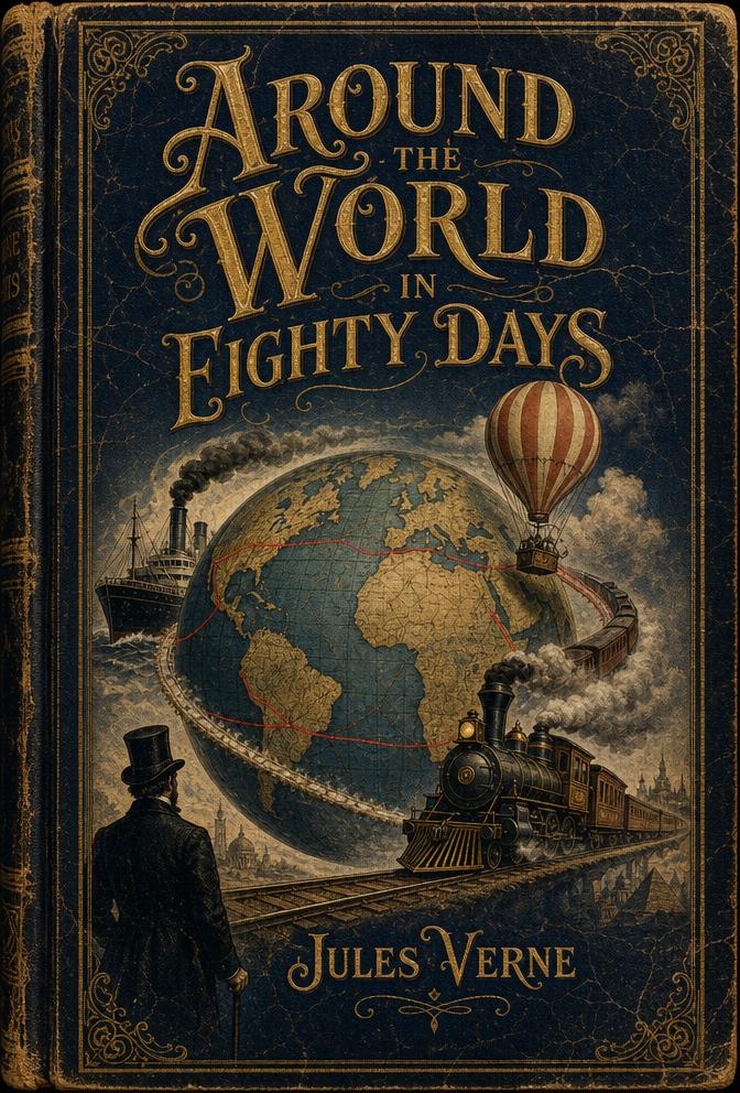 Around the World in Eighty Days cover