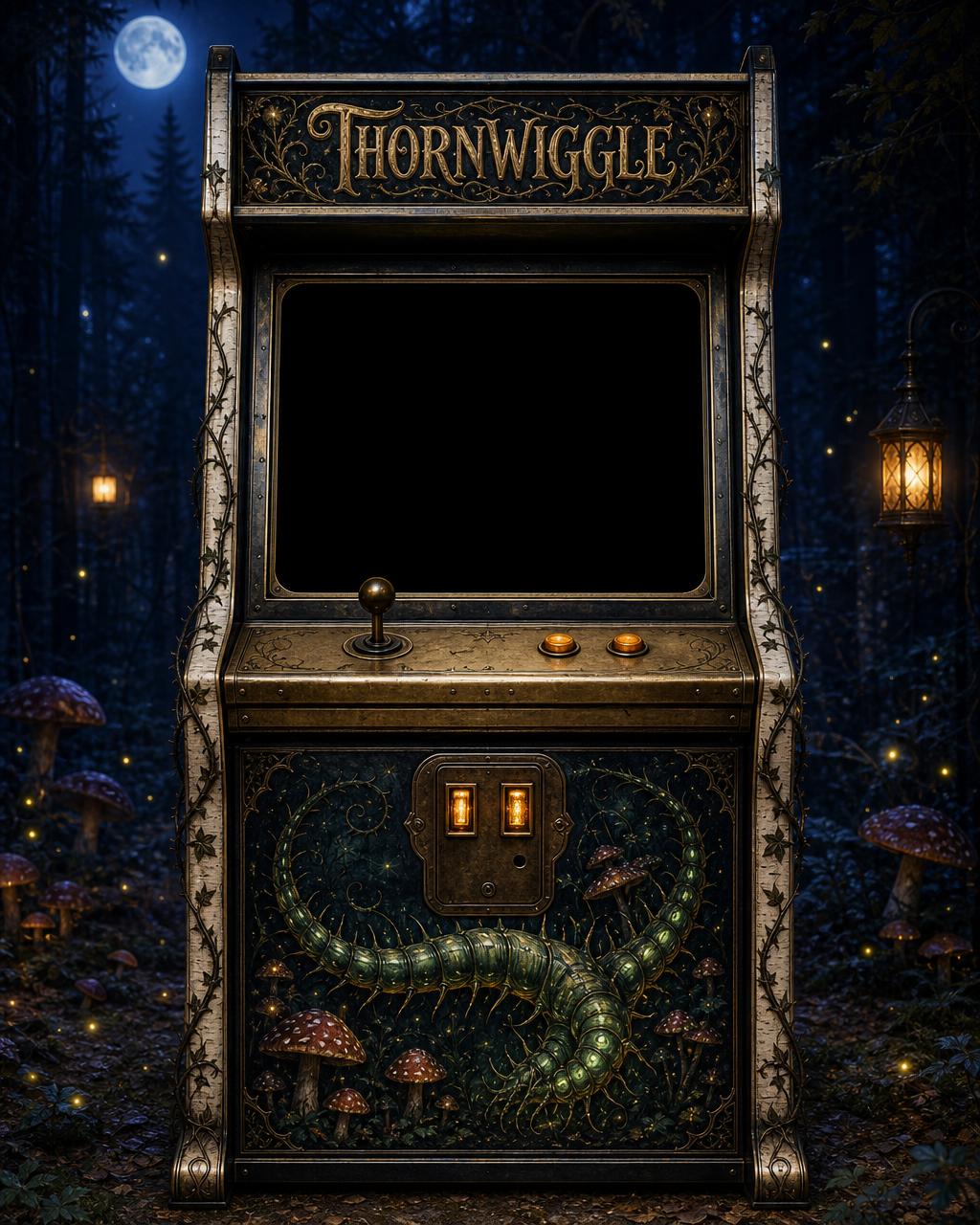 Thornwiggle arcade cabinet