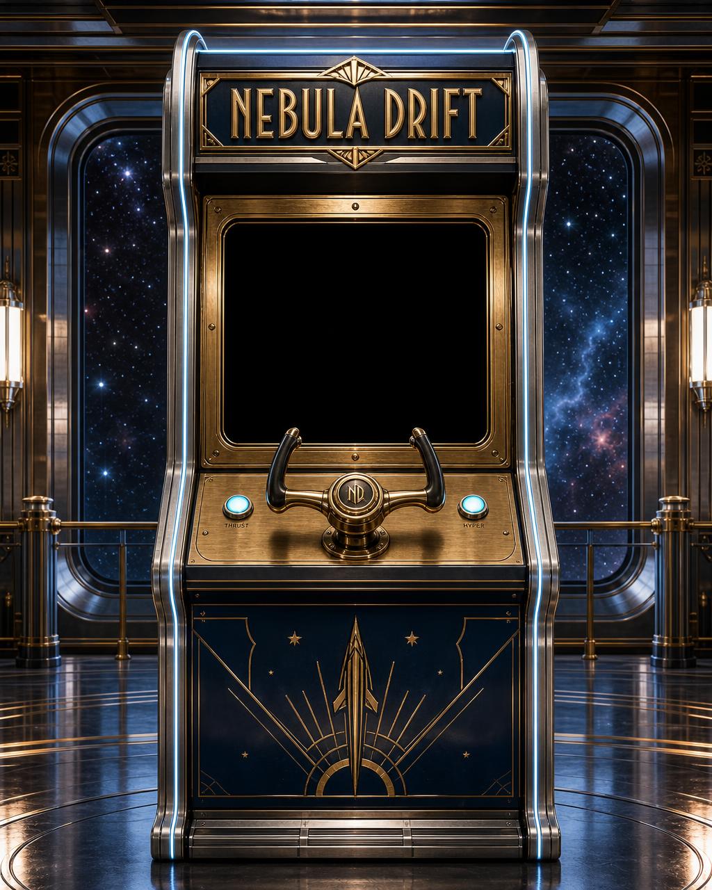 Nebula Drift arcade cabinet