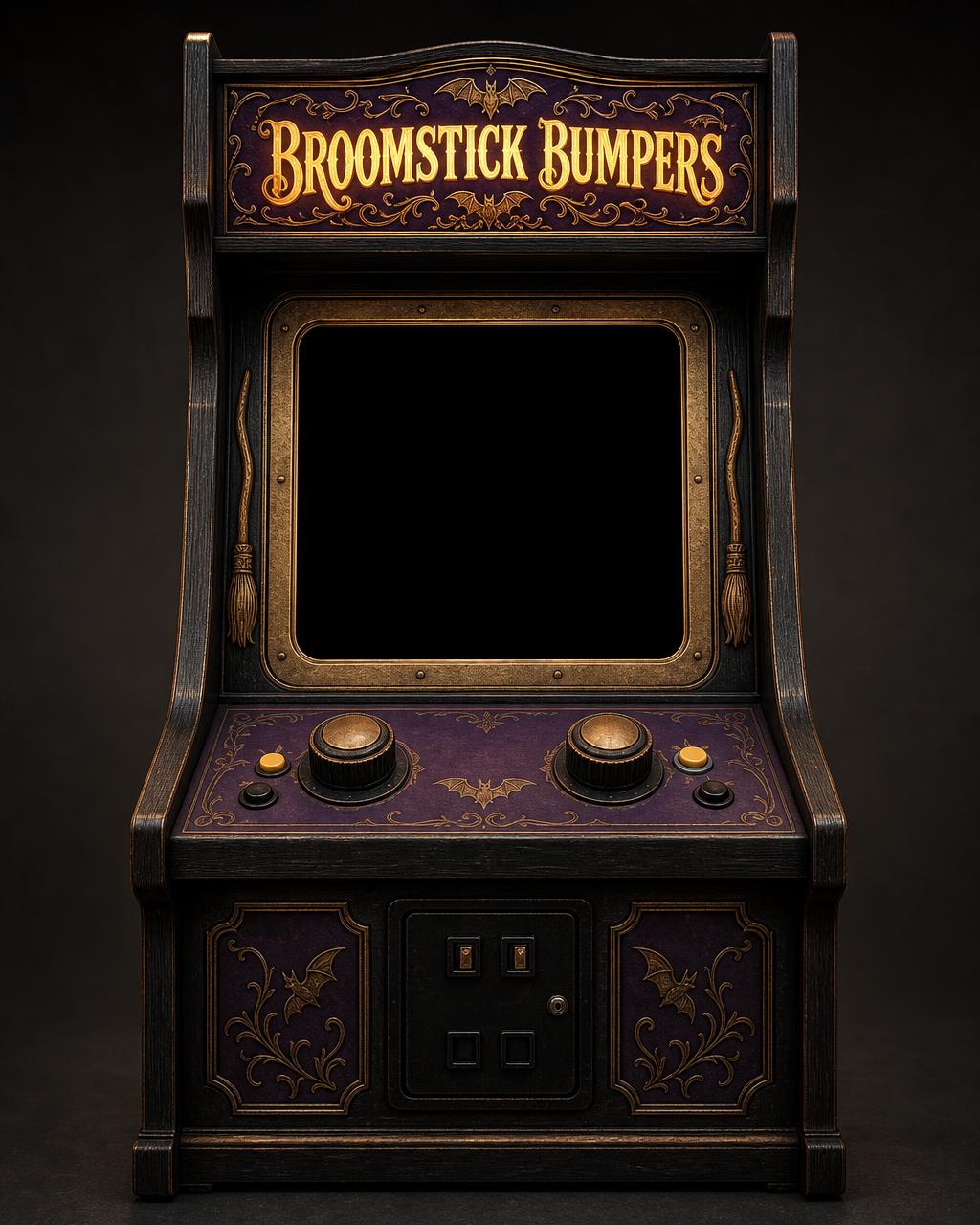 Broomstick Bumpers arcade cabinet