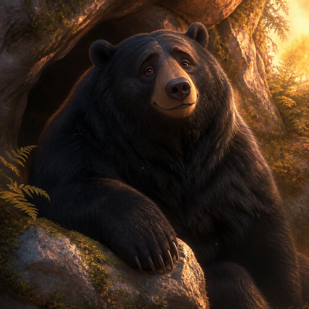 Buster Bear, a American black bear