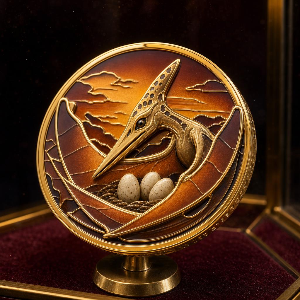 The Last Flight Home — extreme close-up inside a glass museum case