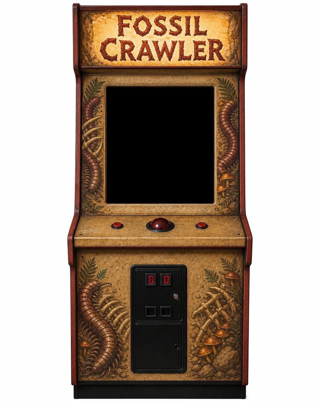 Fossil Crawler arcade cabinet