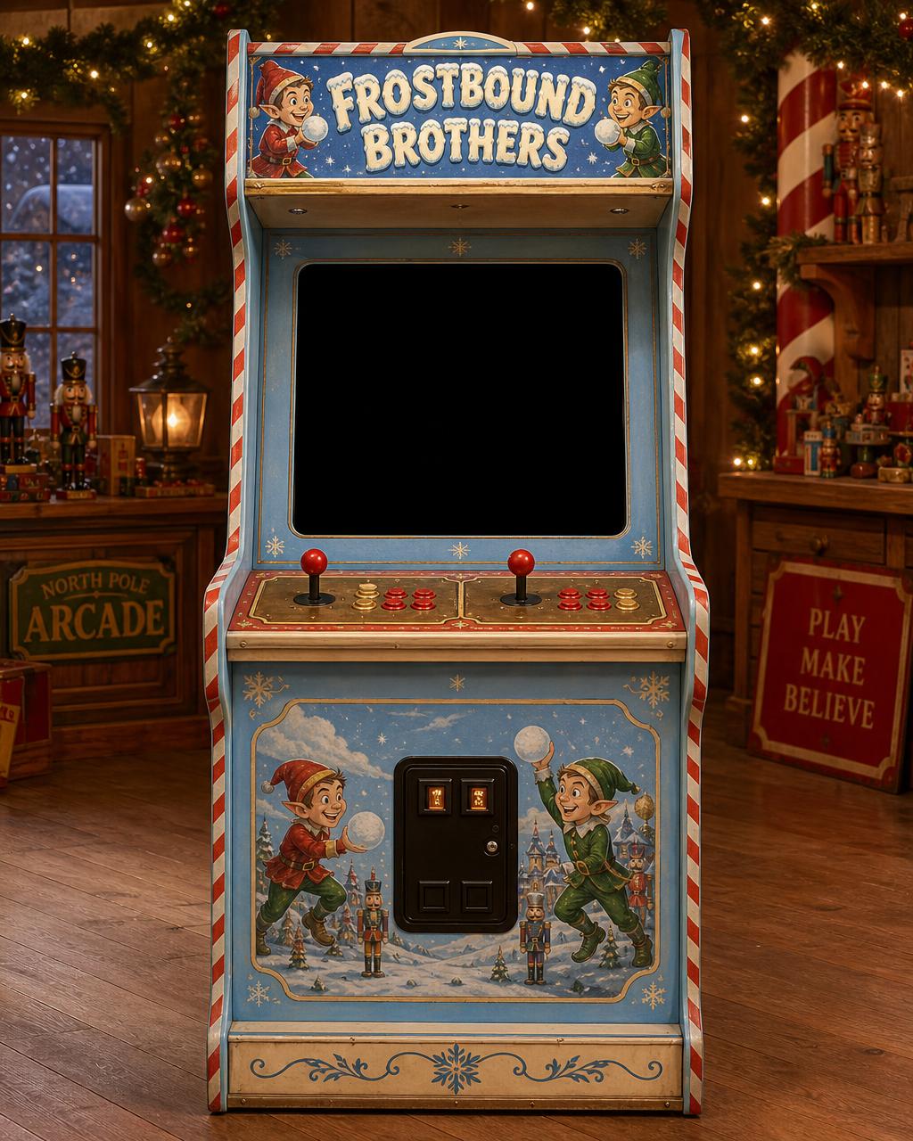 Frostbound Brothers arcade cabinet