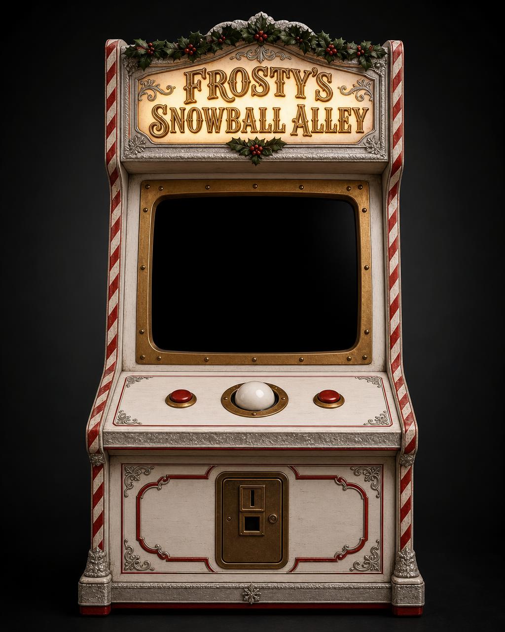 Frosty's Snowball Alley arcade cabinet