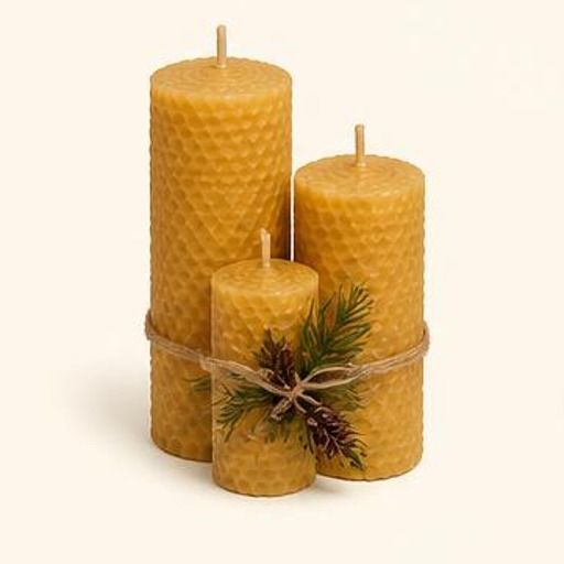 Beeswax Candle Set