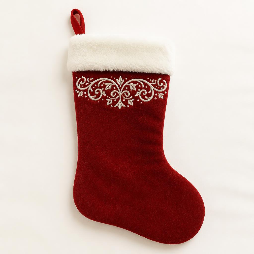 The Embroidered Stocking