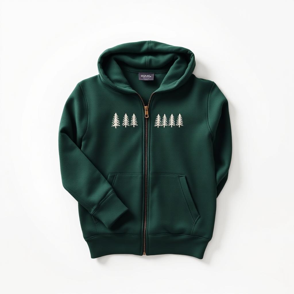 The Fir Forest Zip Hoodie