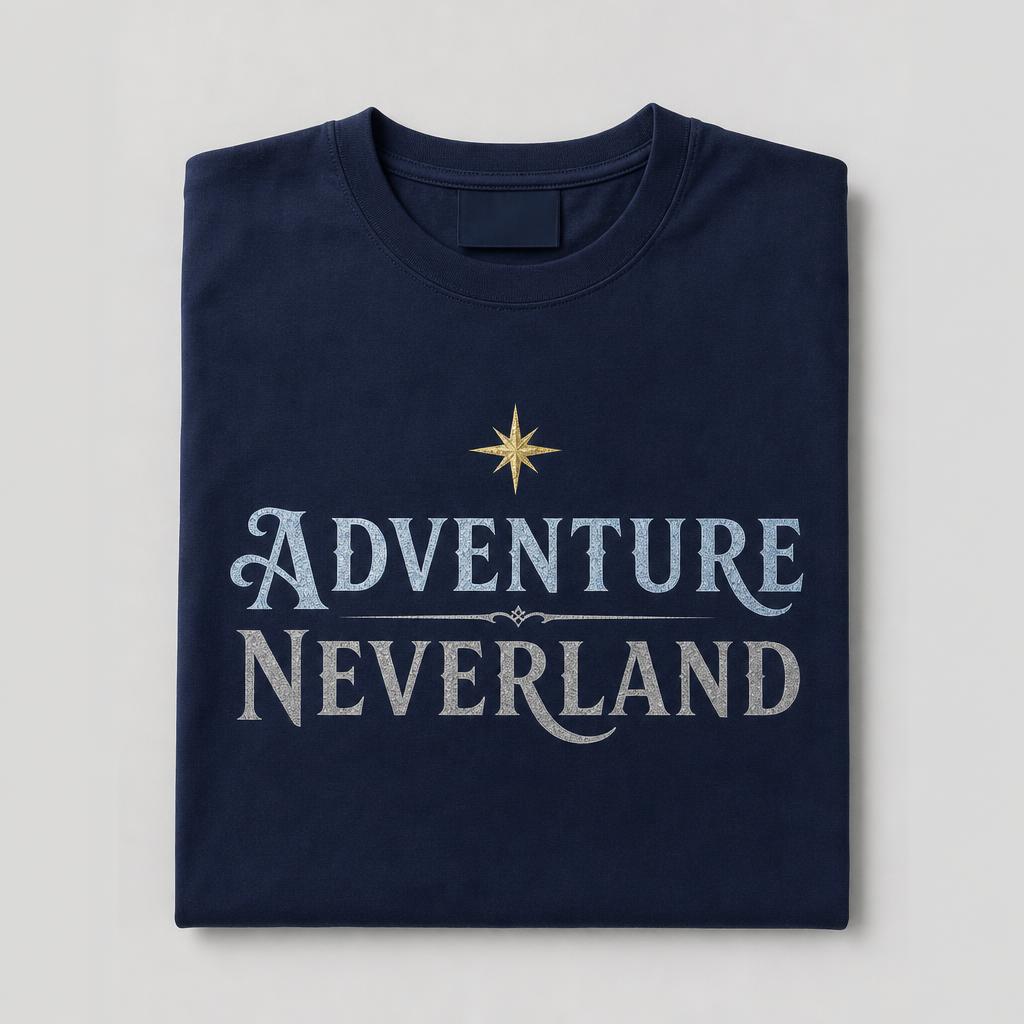 Adventure Neverland Tee — Midnight Navy