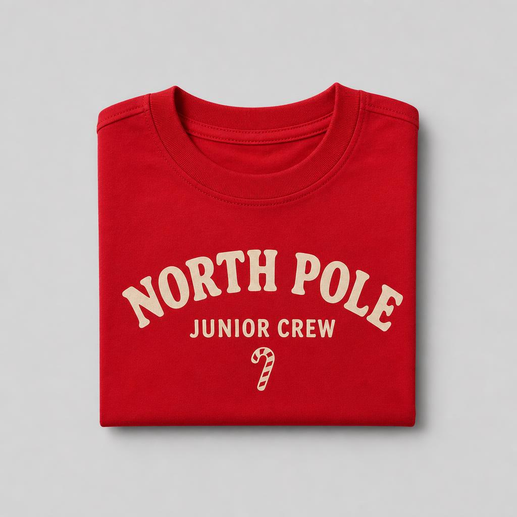 North Pole Junior Crew Tee