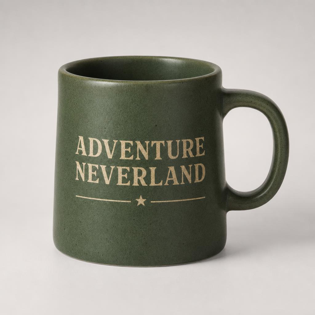 Adventure Neverland Mug — Forest Green