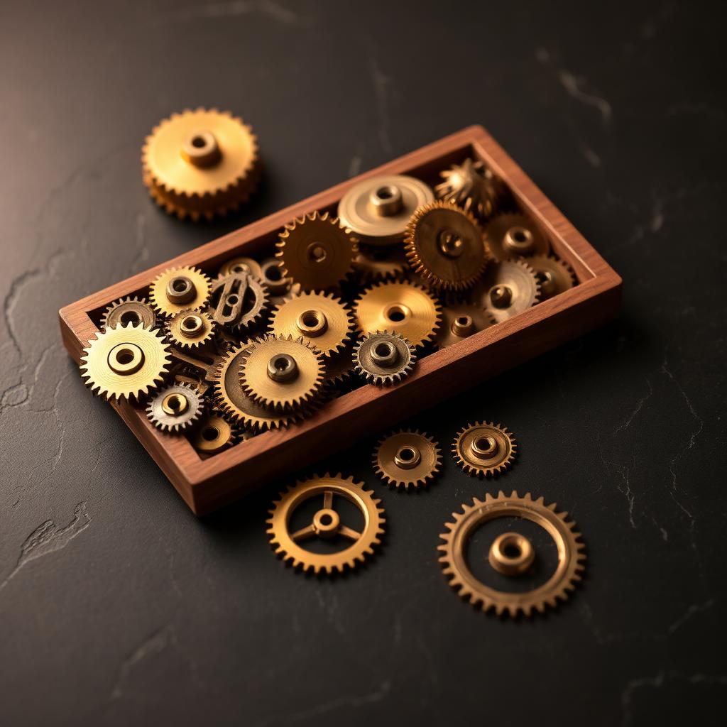 Tray of Assorted Cogs