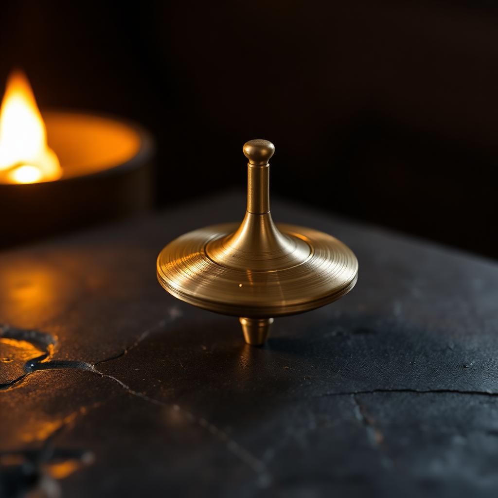 Brass Spinning Top