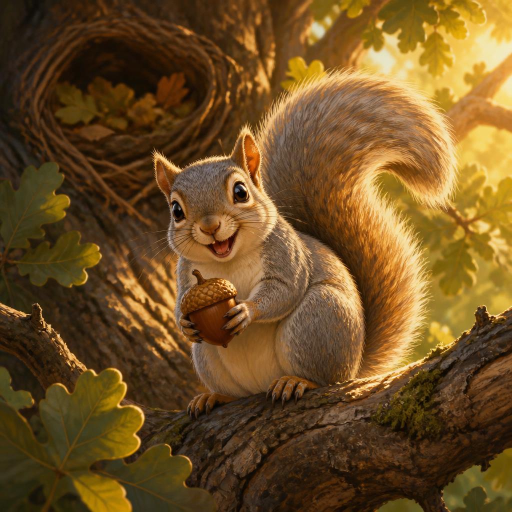 Happy Jack Squirrel, a Grey squirrel