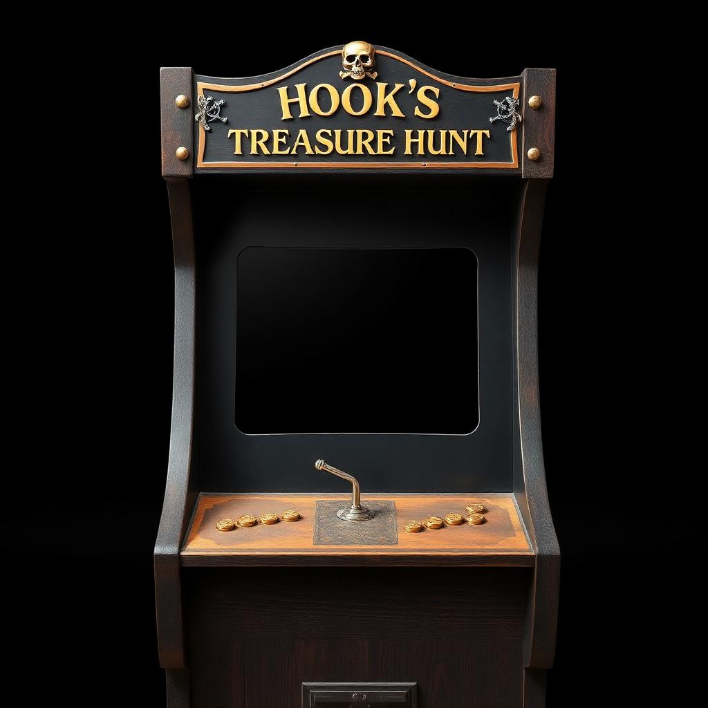 Hook's Treasure Hunt arcade cabinet