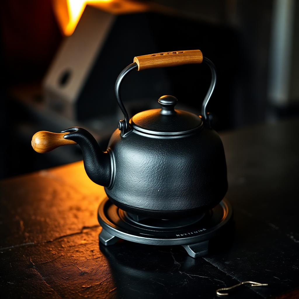 Iron Kettle & Trivet