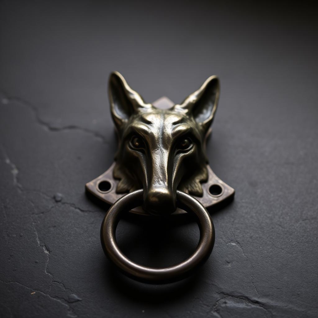 Fox-Head Door Knocker