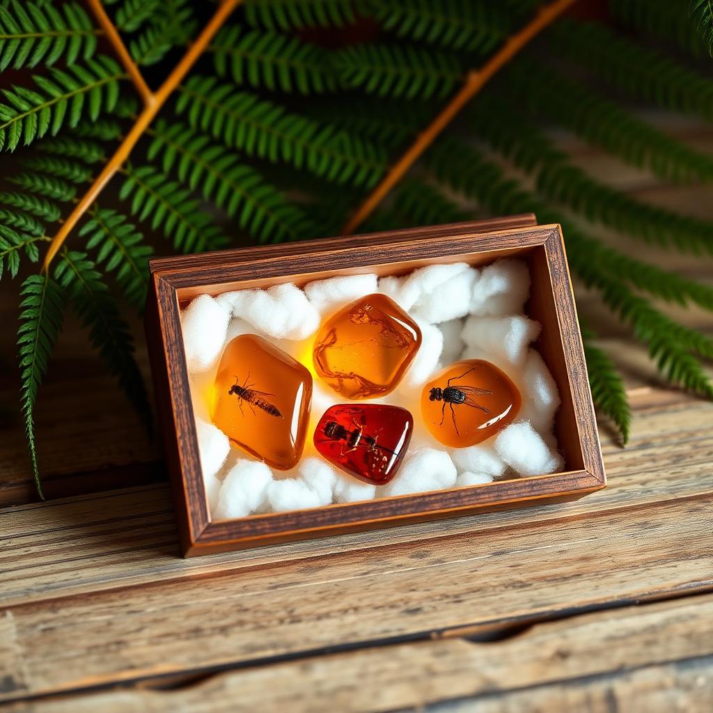 Amber Specimen Box