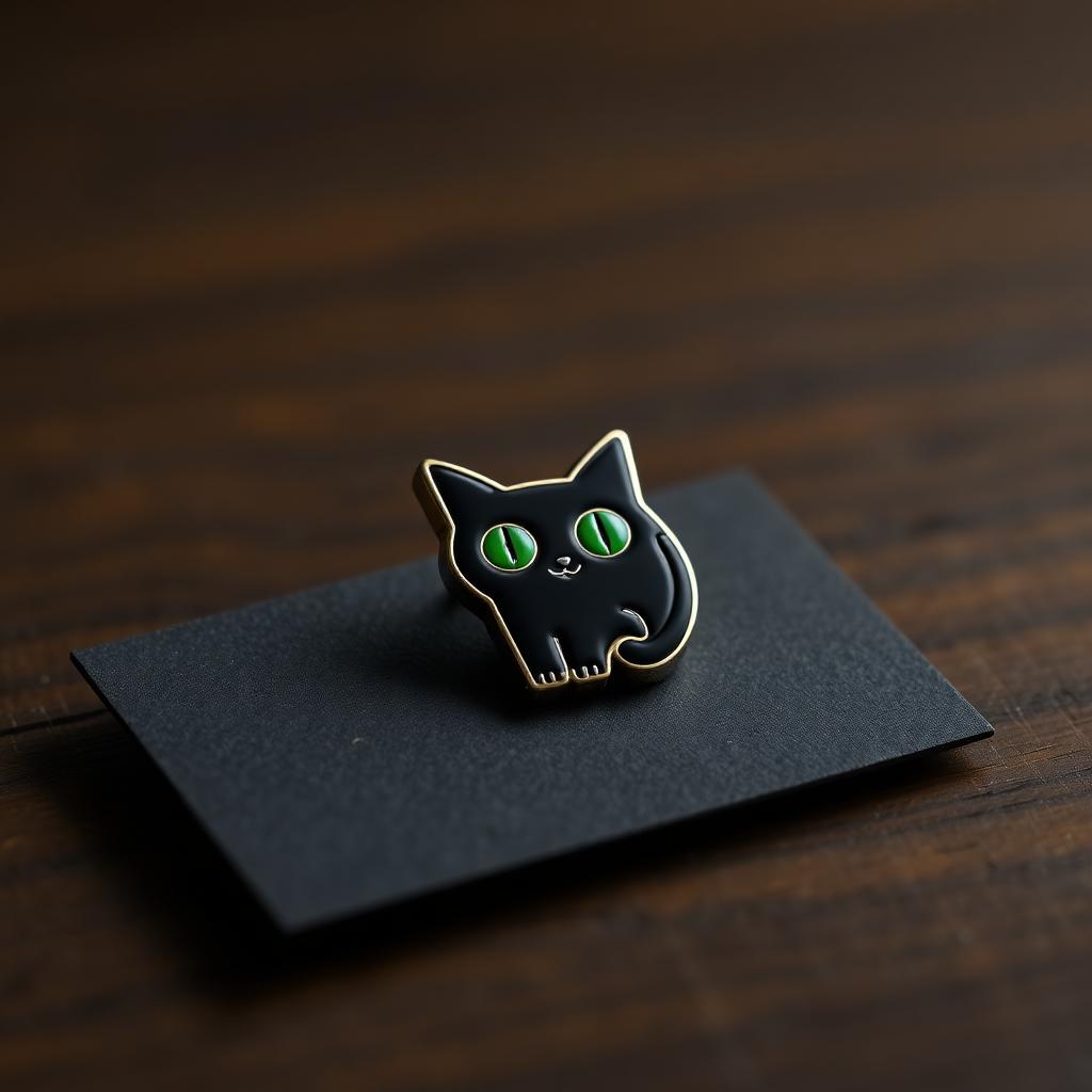 Black Cat Pin