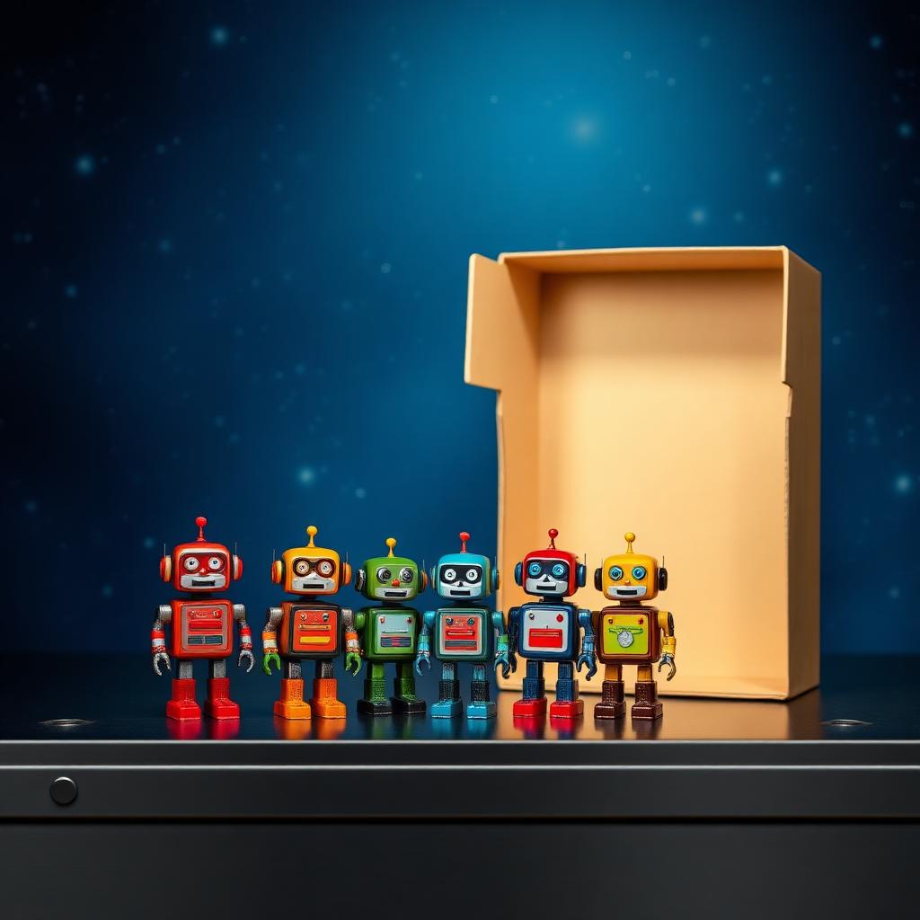 Robot Figurine Set