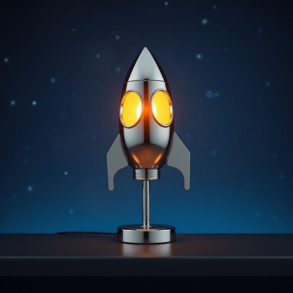 Desk Rocket Lamp