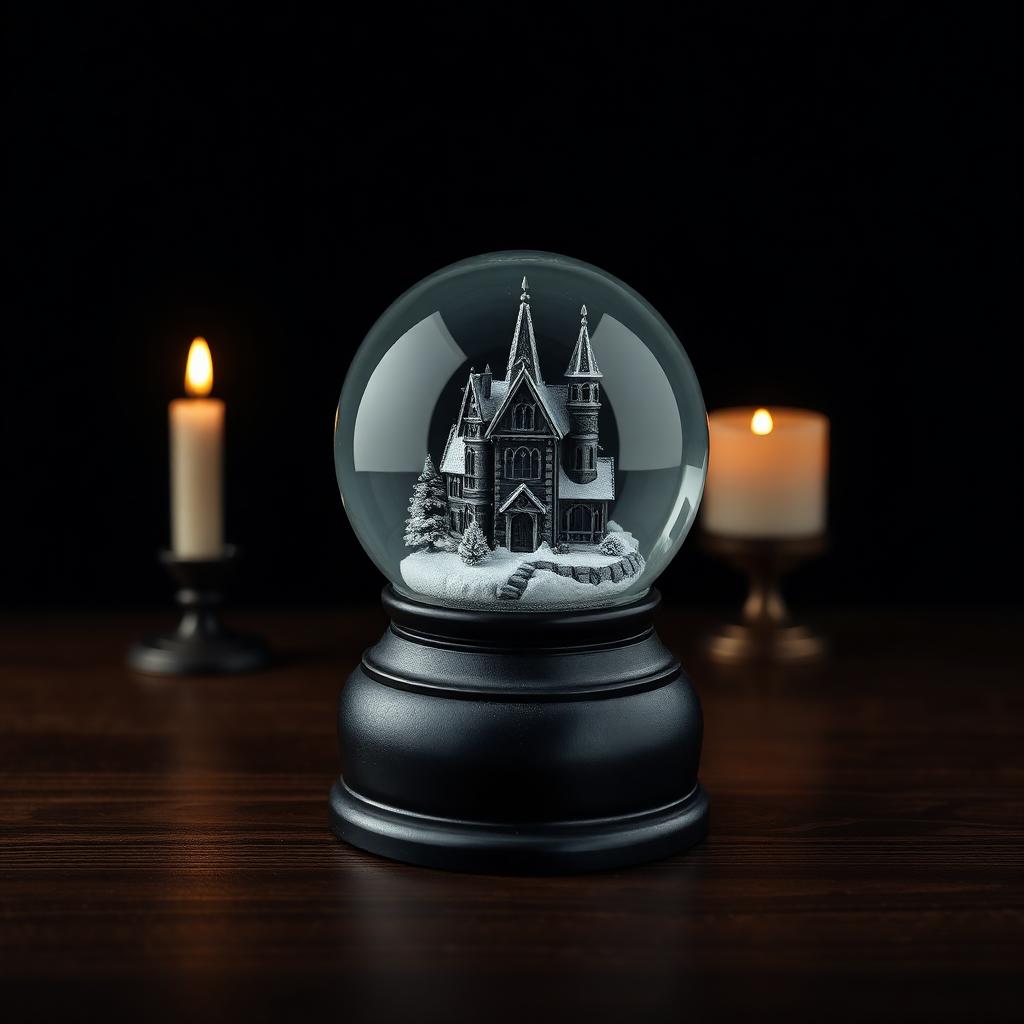 Snow-Dusted Manor Globe