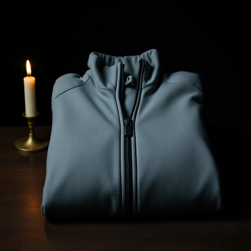 Fog Grey Zip Jacket