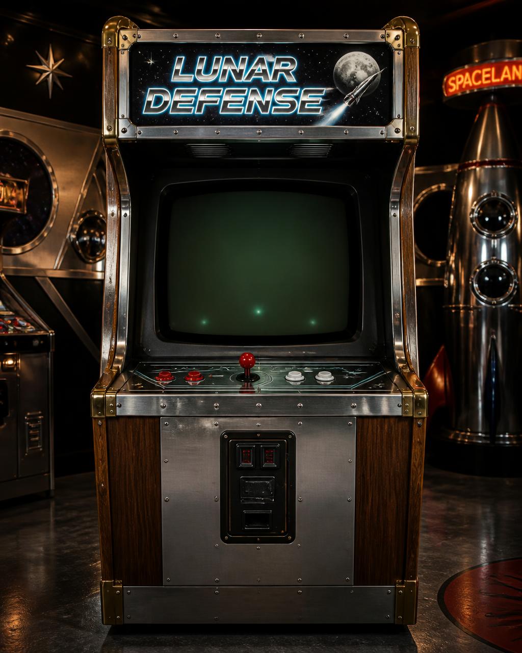 Lunar Defense arcade cabinet