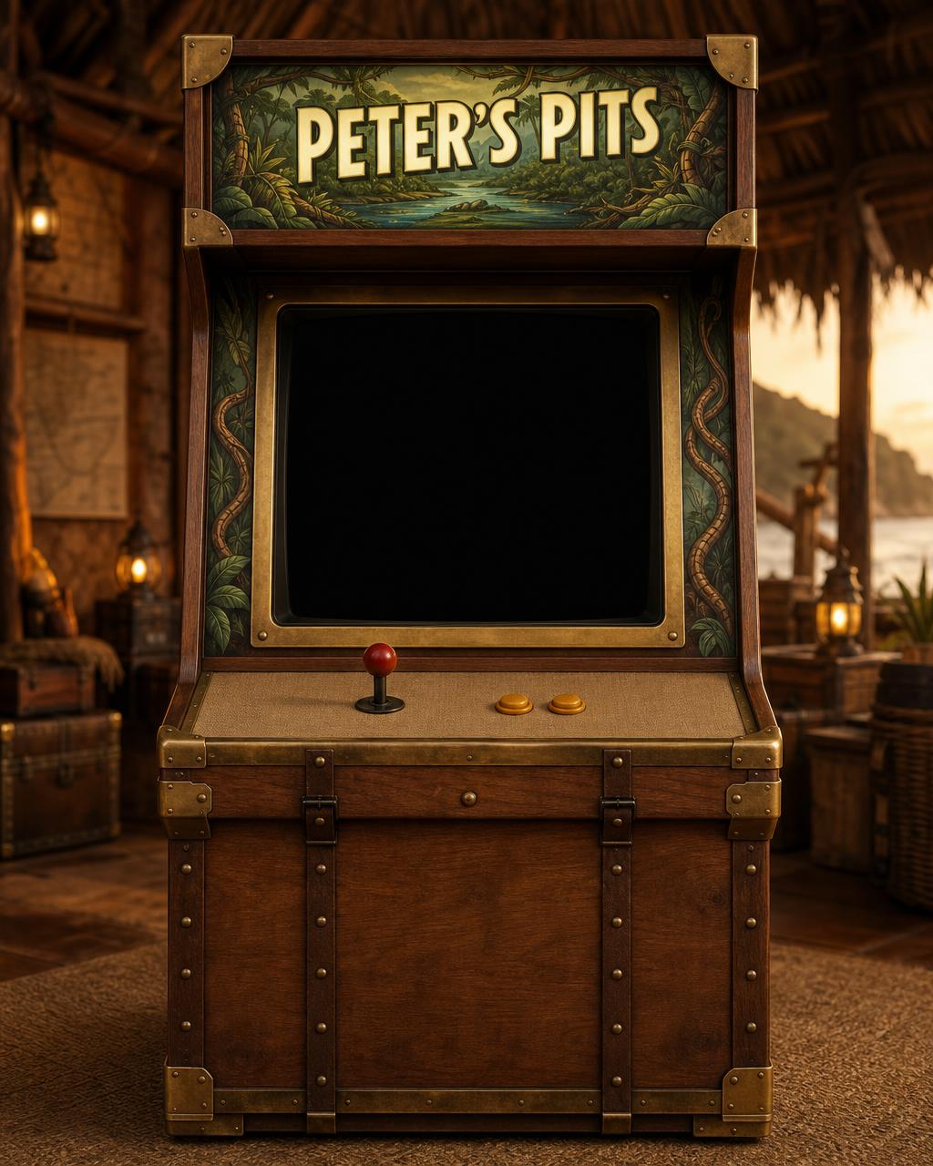 Peter's Pits arcade cabinet
