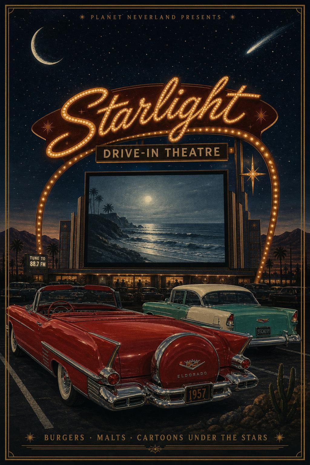 The Starlight Drive-In attraction poster