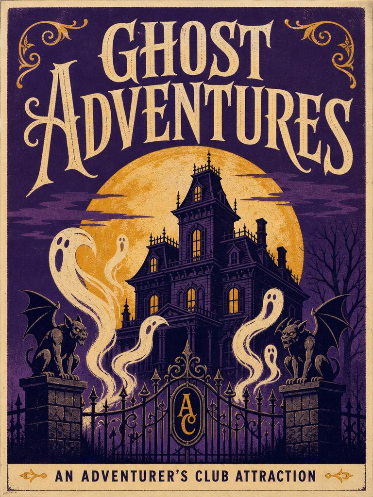 Ghost Adventures attraction poster