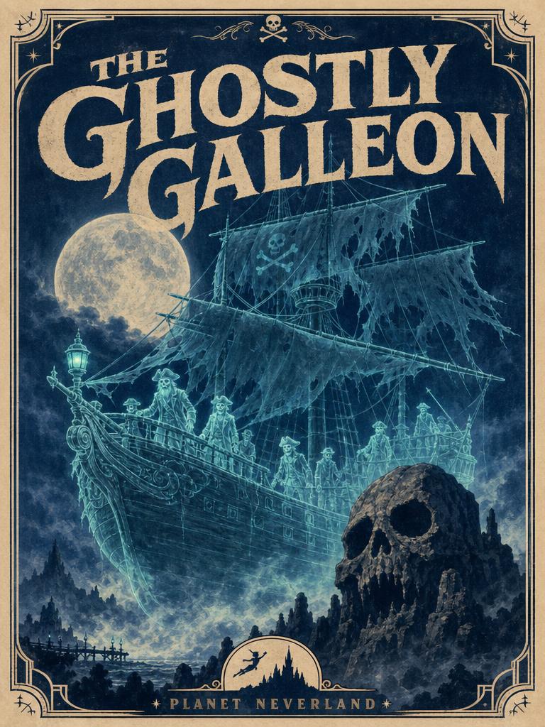 The Ghostly Galleon attraction poster