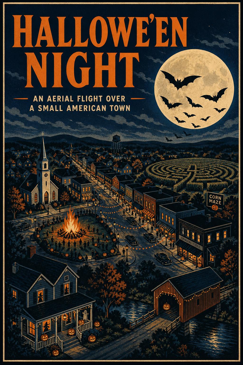 Hallowe'en Night attraction poster