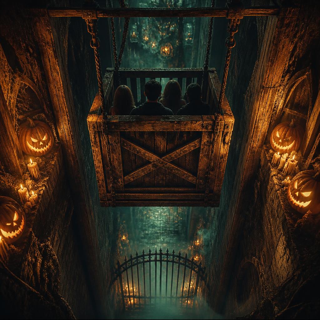The Hollow Drop attraction poster