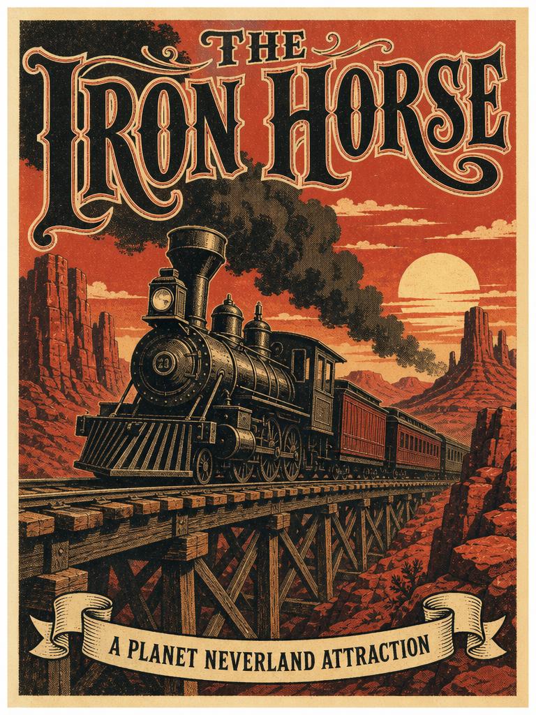 The Iron Horse attraction poster