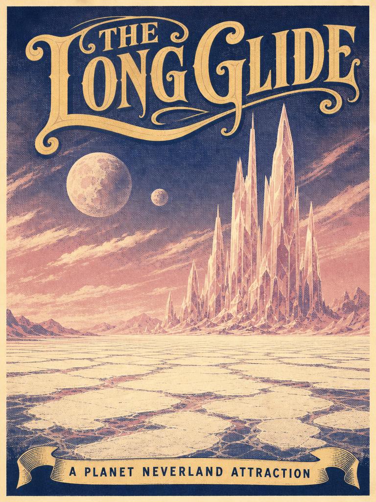 The Long Glide attraction poster