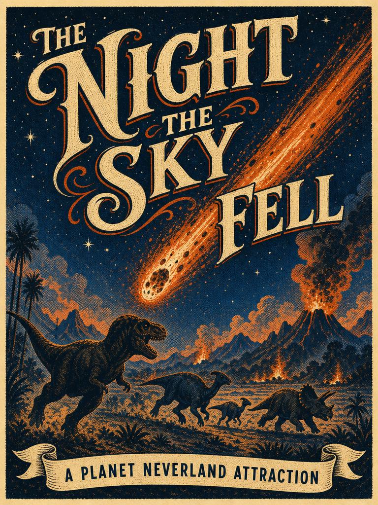 The Night the Sky Fell attraction poster
