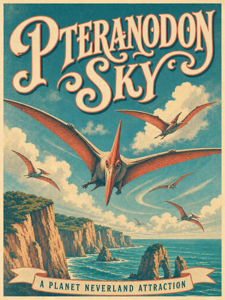 Pteranodon Sky attraction poster