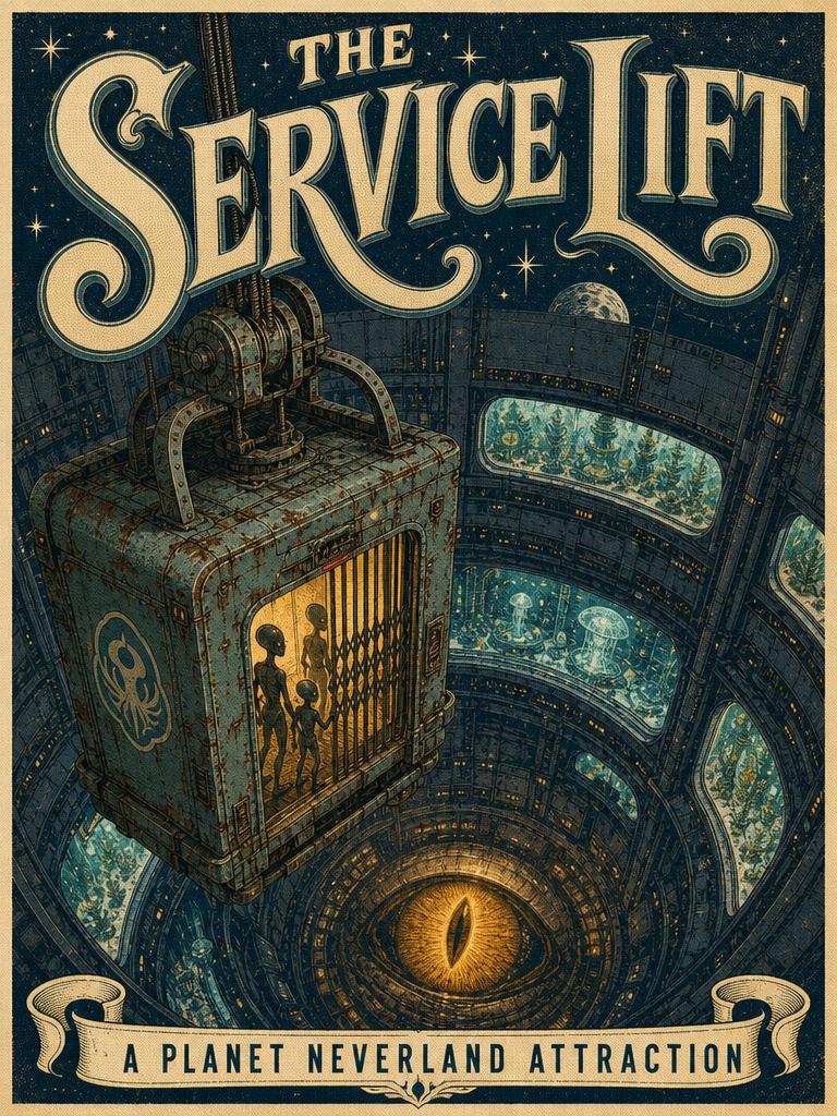 The Service Lift attraction poster