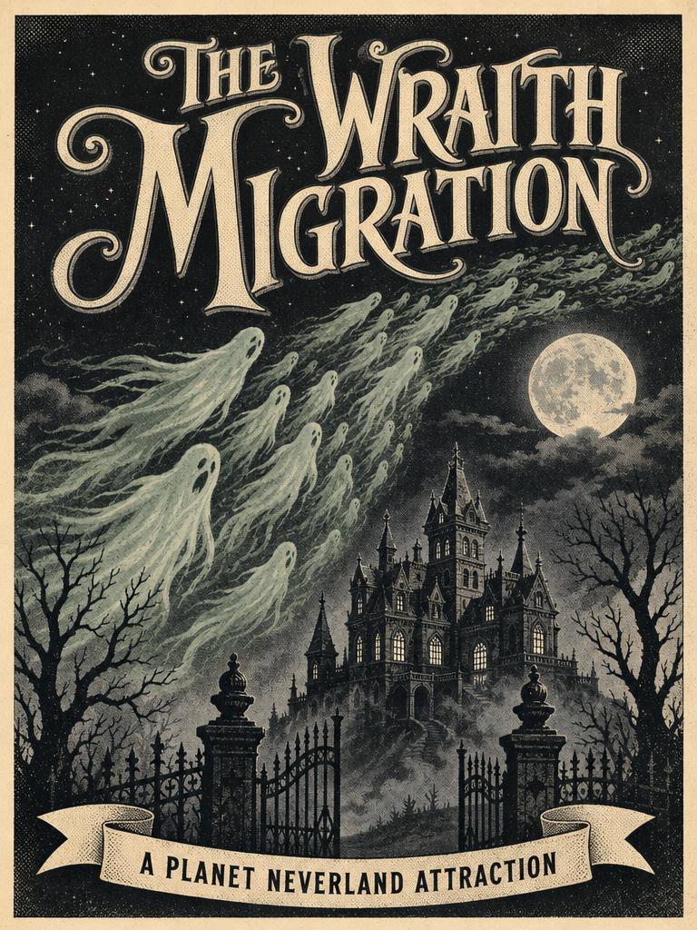 The Wraith Migration attraction poster