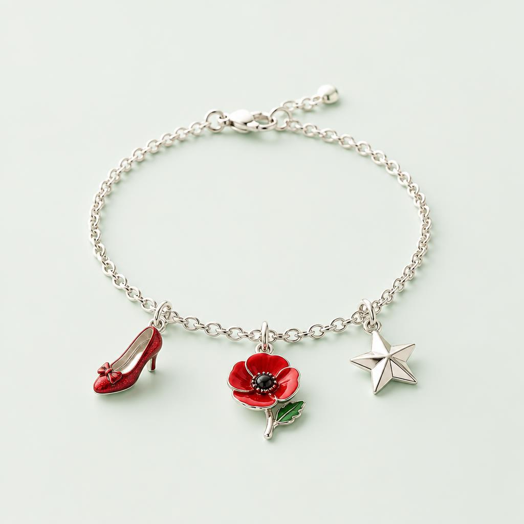 Slipper Charm Bracelet