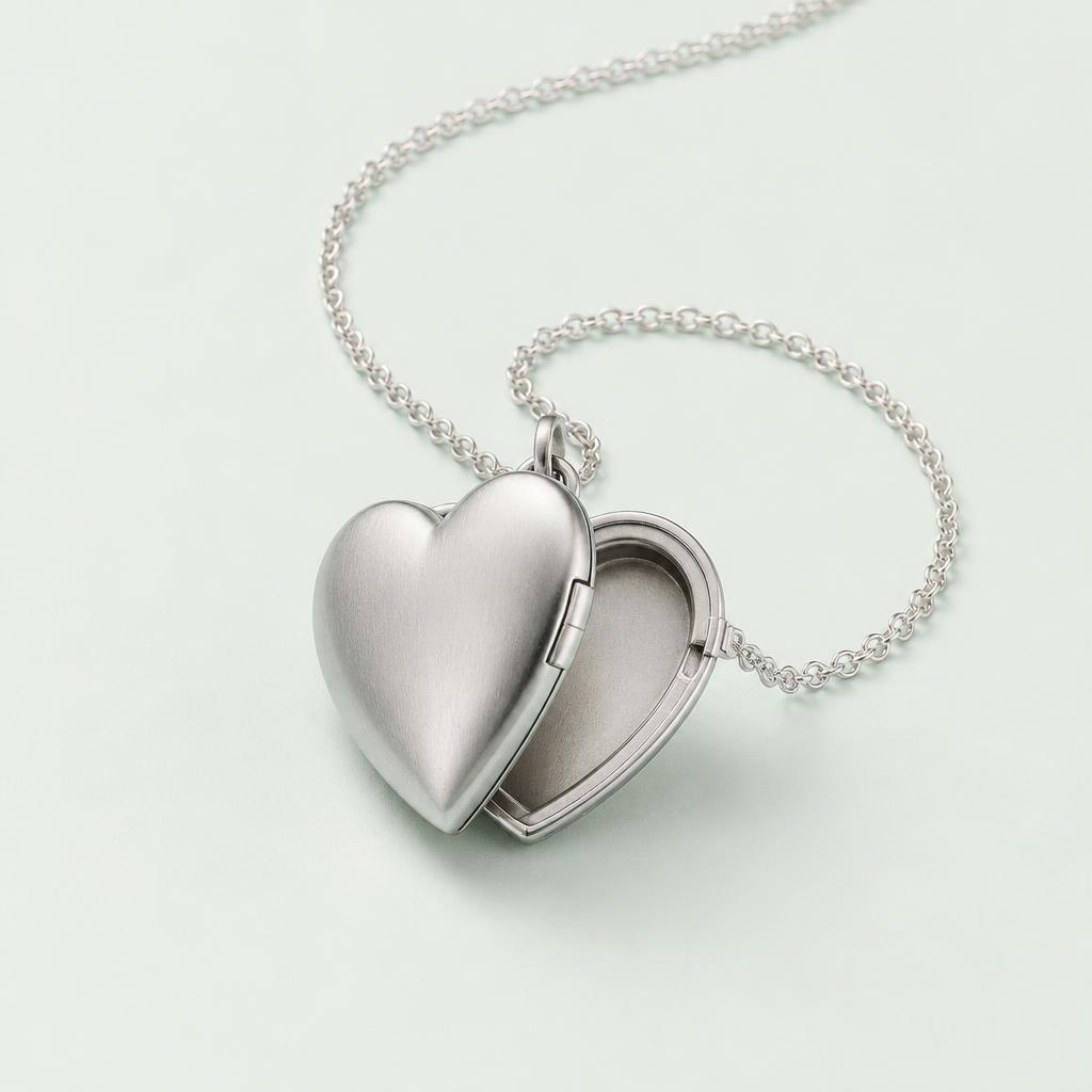 Tin Heart Locket
