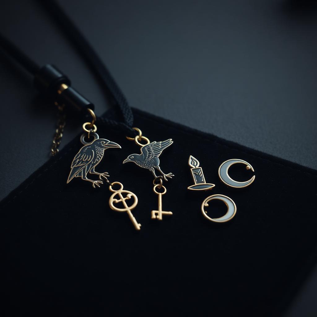 Raven Lanyard & Pin Set
