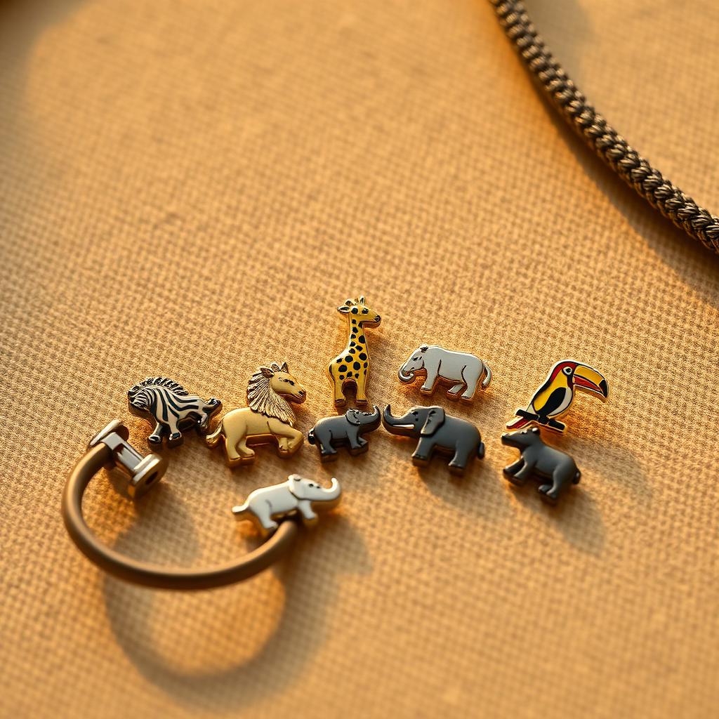 Safari Lanyard & Pin Set