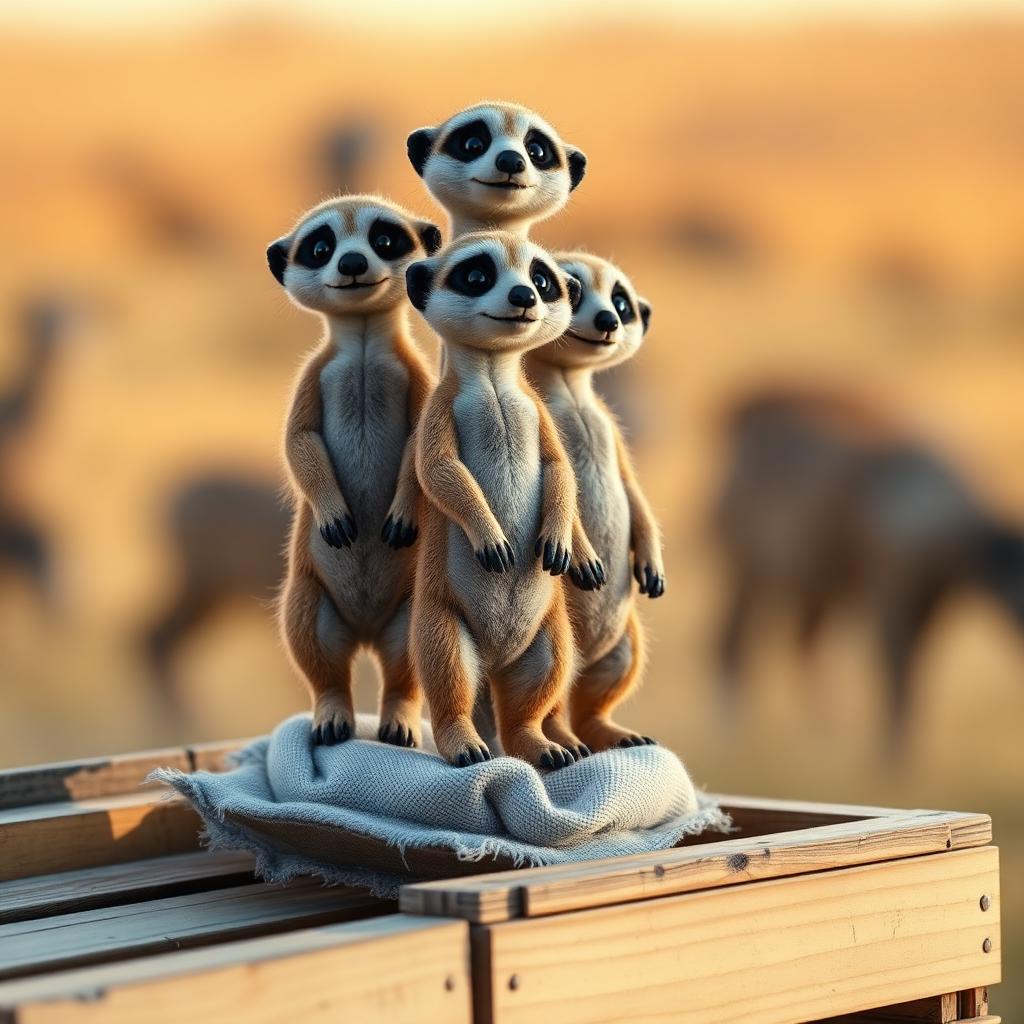 Meerkat Trio Plush