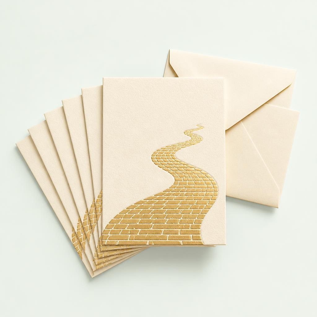 Yellow Brick Notecards (8)